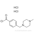 Бензоилхлорид, 4 - [(4-метил-1-пиперазинил) метил] -, гидрохлорид (1: 2) CAS 106261-64-7